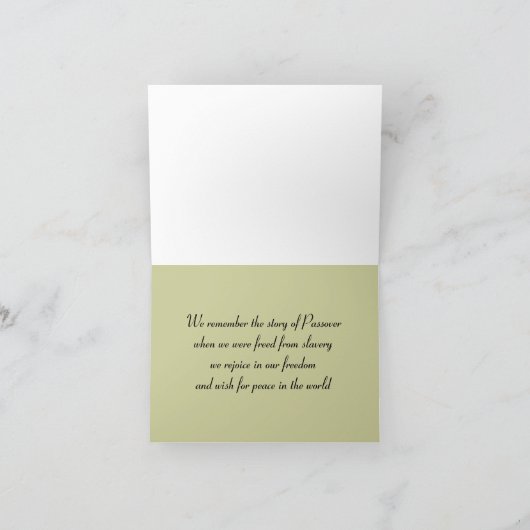 Pascha Vrede Kaart (Binnen)