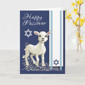 Pascha Weinig Ster en Tallit van het Lam Kaart (Gele Bloem)