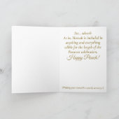 Pascha Wenskaart Define Matzah Kaart (Binnen)