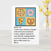 Pascha Wenskaart Definieer Chametz Kaart (Gele Bloem)