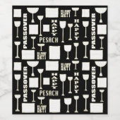 Pascha Wijnflesetiket Matzah N Wijn Wijn Etiket (Enkel label)