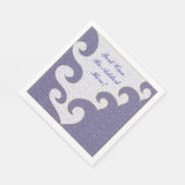 Pascha witte standaard servetten "Gold Star/Paarse (Hoek)