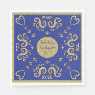 Pascha Witte Standaard servetten Goud Elegant