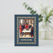 Pascha zegeningen. beeldende kunst briefkaart (Staand voorkant)