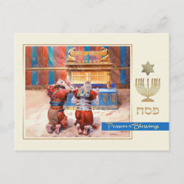 Pascha zegeningen. beeldende kunst briefkaart