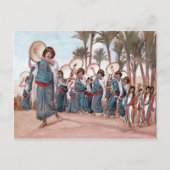 Pascha zegeningen. beeldende kunst briefkaart (Voorkant)