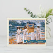 Pascha zegeningen. Fine Art Wenskaart Kaart (Staand voorkant)