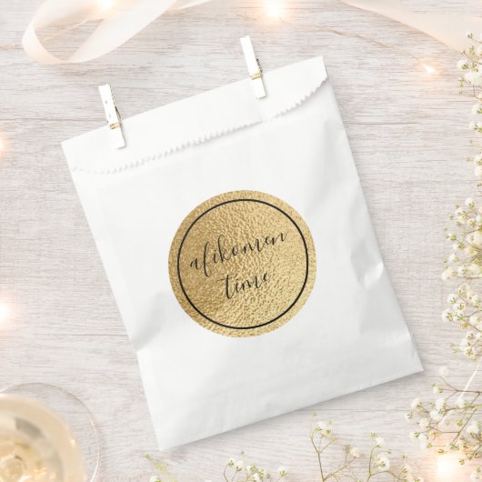 Pascha Zwart Goud Afikomen Tijd Bedankzakje (Geknipt)