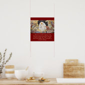 Paschal canon Ode 9 Troparion 1 poster voor Pasen (Keuken)