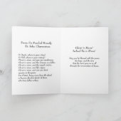 Paschal Prayer Christus is Risen Feestdagen Kaart (Binnen)