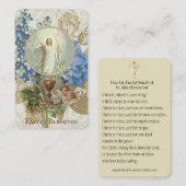 Paschal Prayer Heilige Kaart Paschal Visitekaartje (Voorkant / Achterkant)