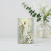 Paschal Prayer Heilige Kaart Paschal Visitekaartje (Staand voorkant)