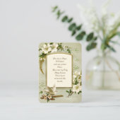 Paschal Prayer, paasherrijzender Heilige Kaarten Visitekaartje (Staand voorkant)