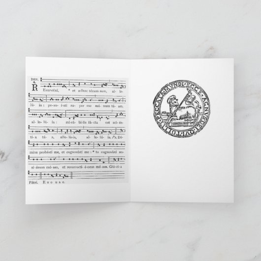 Paschalis Scida in Dominica Resurrectionis Kaart (Binnen)