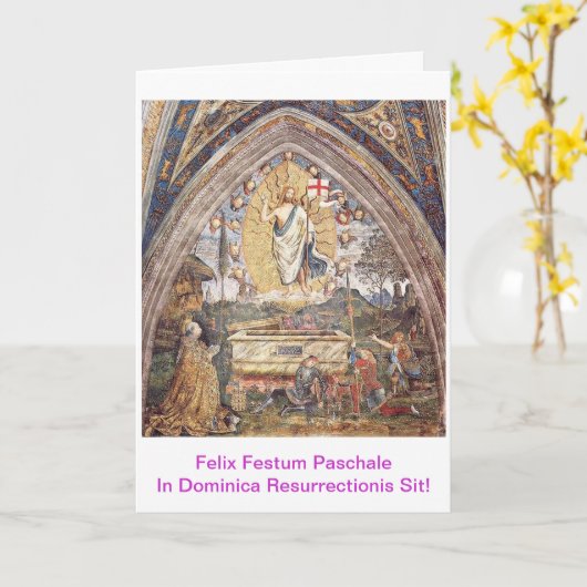 Paschalis Scida in Dominica Resurrectionis Kaart (Gele Bloem)