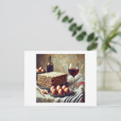 Paschamaaltijd, Briefkaart (Staand voorkant)