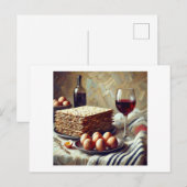 Paschamaaltijd, Briefkaart (Voorkant / Achterkant)