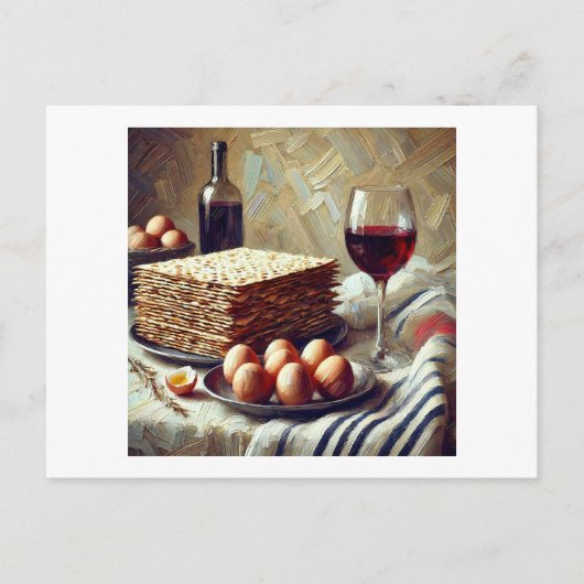 Paschamaaltijd, Briefkaart (Voorkant)