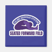 Paschimottanasana Seated Forward Fold • Calms Nerv Magneet (Voorkant)