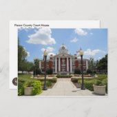 Pasco County Court House Florida Briefkaart (Voorkant / Achterkant)