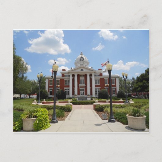 Pasco County Court House Florida Briefkaart (Voorkant)