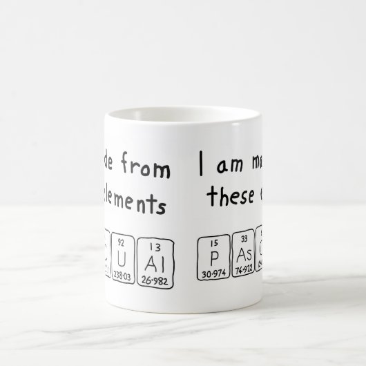 Pascual periodieke lijstnaam mok (Center)