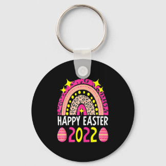 Pasen 2022 regenboog schattig gelukkig pasen 2022  sleutelhanger