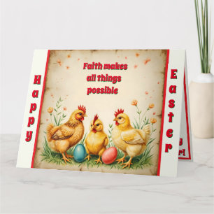 Pasen 3 Little Chicken Holiday Collectie Kaart
