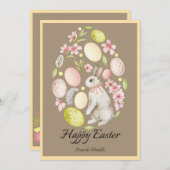 Pasen aangepaste kaart (Voorkant / Achterkant)