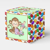 Pasen Aap Vakantie gunst box Bedankdoosjes (Voorkant Zijde)