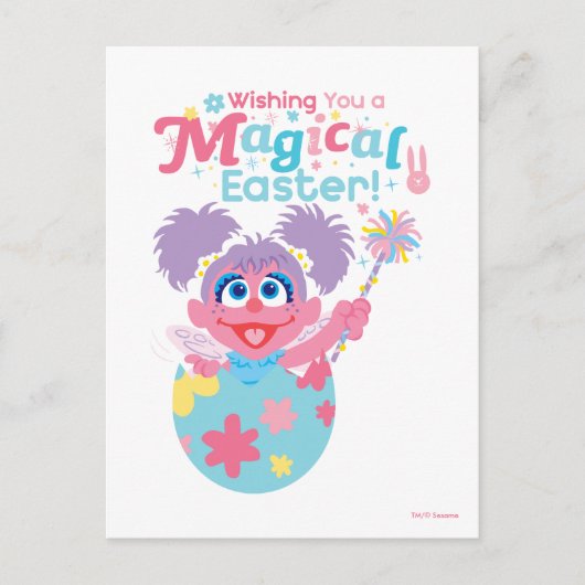 Pasen Abby Cadabby Briefkaart (Voorkant)