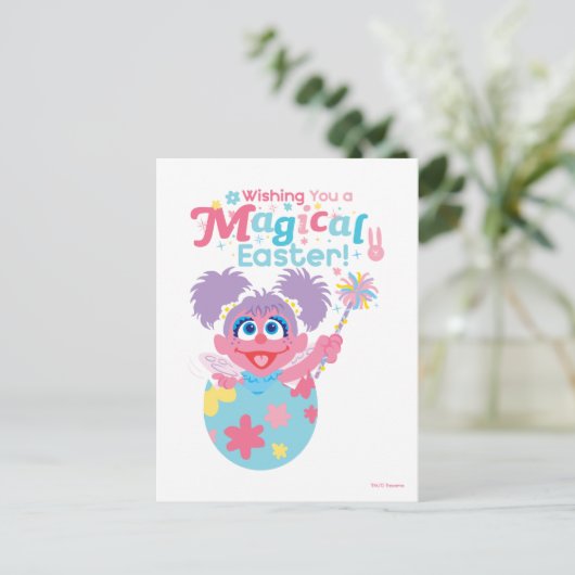 Pasen Abby Cadabby Briefkaart (Staand voorkant)