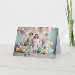 Pasen Achtergrond Pastel achtergrond Aangepaste fo Kaart