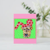 Pasen Airedale Feestdagenkaart (Staand voorkant)