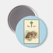  Pasen, Angelic Angels Clouds in de hemel Magneet (Voorkant / Achterkant)