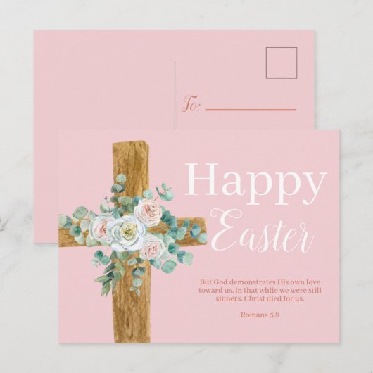 Pasen Ansichtkaart Feestdagenkaart (Voorkant / Achterkant)