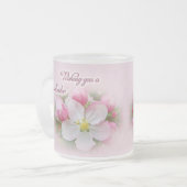Pasen - Apple Blossom Time Matglas Koffiemok (Voorkant links)