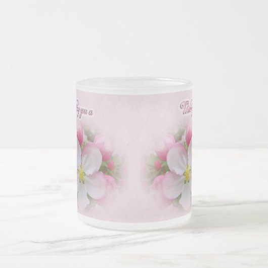 Pasen - Apple Blossom Time Matglas Koffiemok (Center)