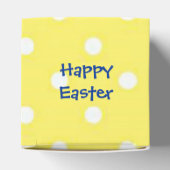 Pasen - Baby kippen en kleurrijke eieren Bedankdoosjes (Bovenkant)