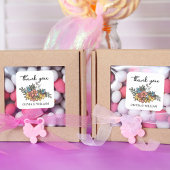 Pasen Baby shower dank u Vierkante Sticker