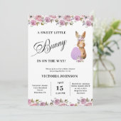 Pasen Baby Shower Kaart (Staand voorkant)