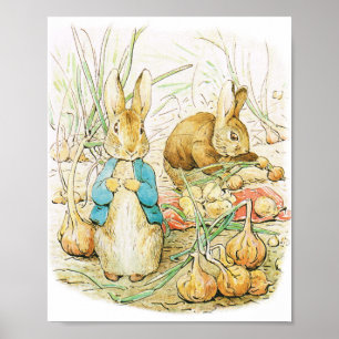 Pasen, BABY SHOWER, RABBIT-POSTER, NURSERIE Poster