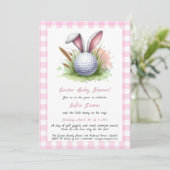 Pasen Baby Shower Uitnodiging (Staand voorkant)