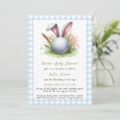 Pasen Baby Shower Uitnodiging (Staand voorkant)