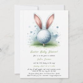 Pasen Baby Shower Uitnodiging