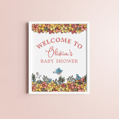 Pasen Baby shower Welkomstbord Tafel Poster