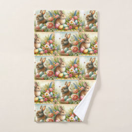 Pasen Badkamer Decor Konijnenkonijn Handdoek