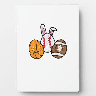 Pasen Ballen Basketbal Honkbal Voetbal Jongens Kin Fotoplaat