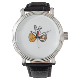 Pasen Ballen Basketbal Honkbal Voetbal Jongens Kin Horloge