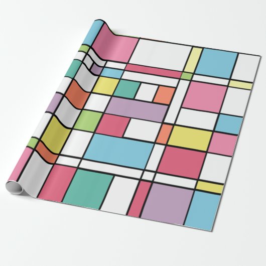 Pasen Bauhaus Cadeaupapier (Uitgerold)